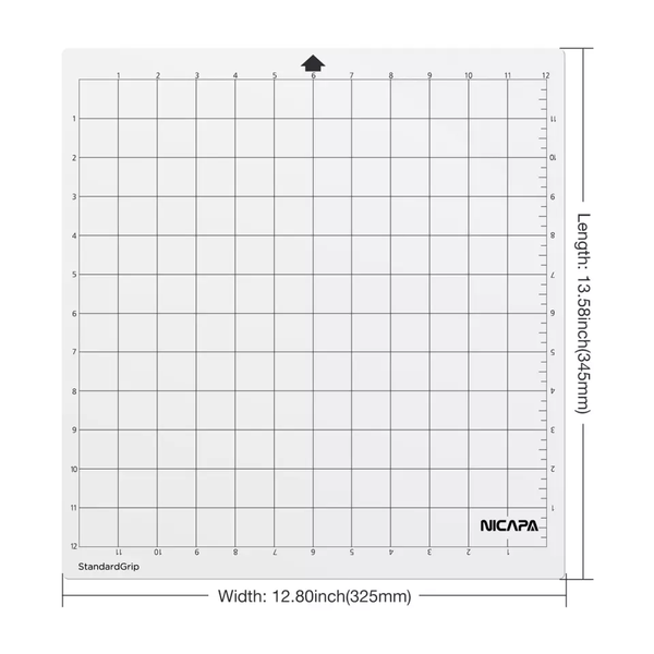 Nicapa StandardGrip Cutting Mat for Silhouette Camo (12x12 inch)