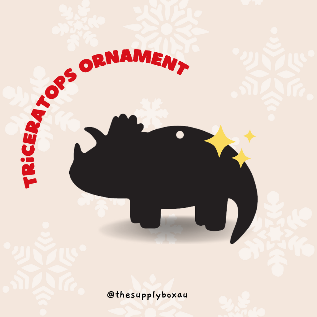 TRICERATOPS ORNAMENT